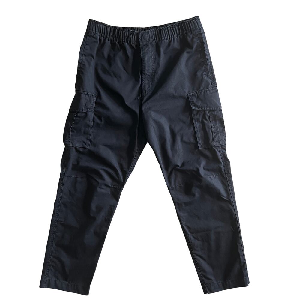 CSG Men’s Black Nylon Cargo Jogger Pants Size M